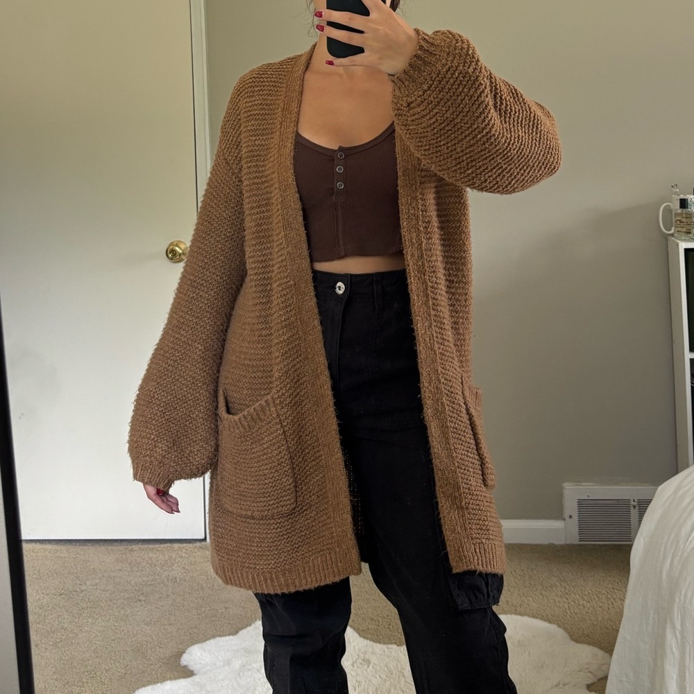 Abercrombie & Fitch Brown Women's Cardigan
